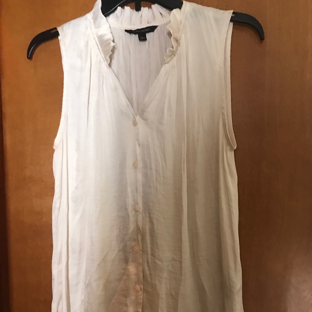 Cream Colored Blouse Size Small